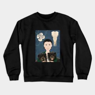 Georgia, Bo and Chia Crewneck Sweatshirt